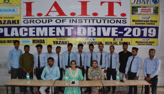 selected students in 2019 session-III